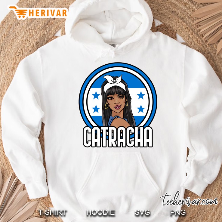 Catracha Honduras Girl Honduran Flag Hoodie