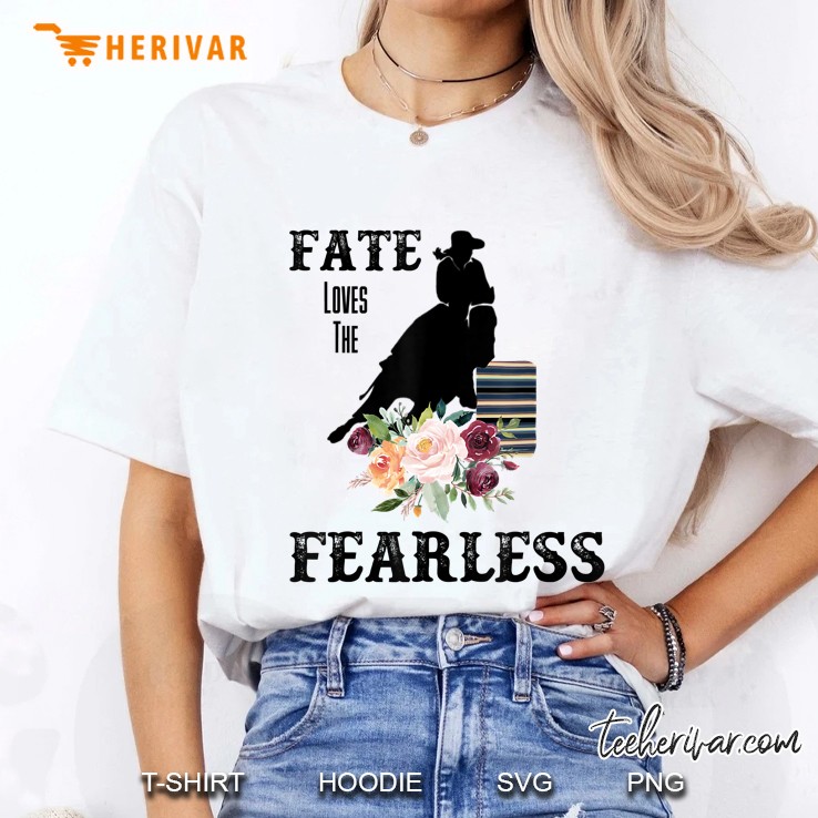 Cute Western Rodeo Barrel Racer With Black Serape-Fearless Hoodie