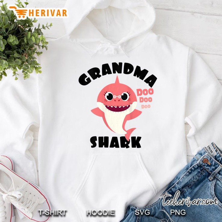 Grandma Shark Baby Cute Matching Family Hoodie