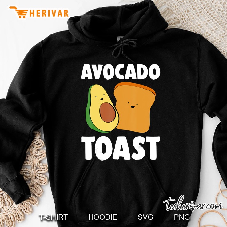 Cute Avocado Lover Gift Avocado Toast Novelty Hoodie