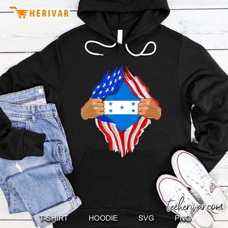Honduran Blood Inside Me Honduras Flag Gift Hoodie