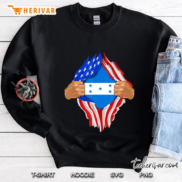 Honduran Blood Inside Me Honduras Flag Gift Sweatshirt