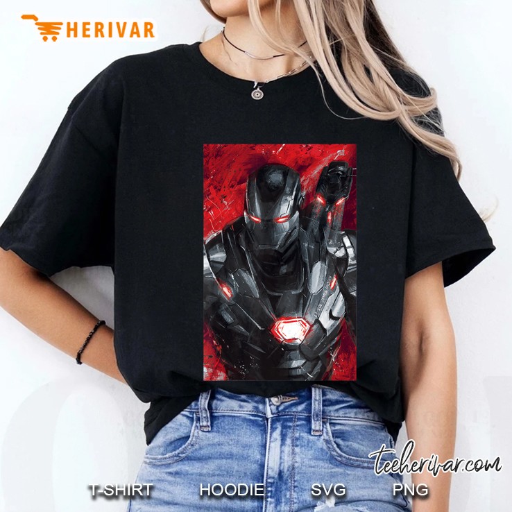 Marvel Avengers Endgame War Machine Painting Hoodie