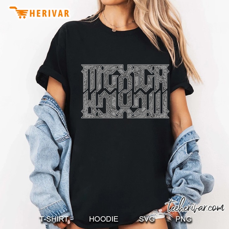Mexica Aztec Calendar - Chicano Ambigram Style Lettering Ladies Tee