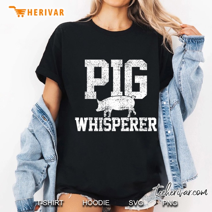 Pigs Whisperer Farmer Vintage Ladies Tee