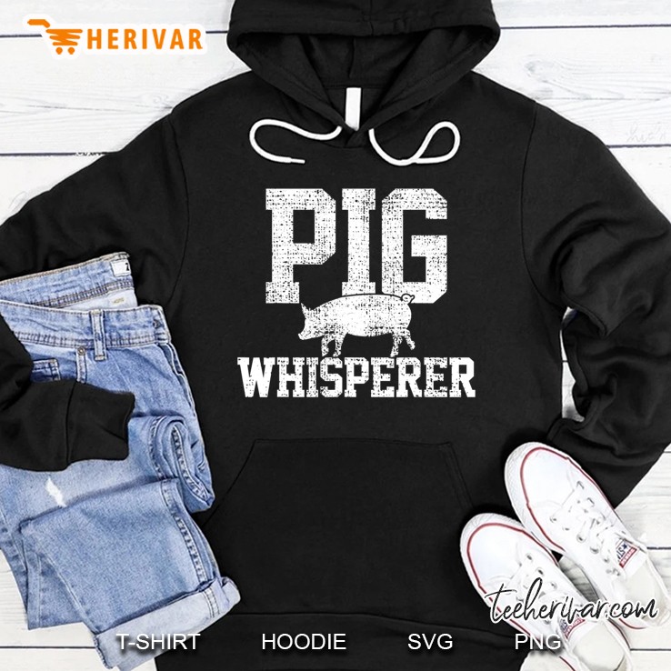 Pigs Whisperer Farmer Vintage Hoodie