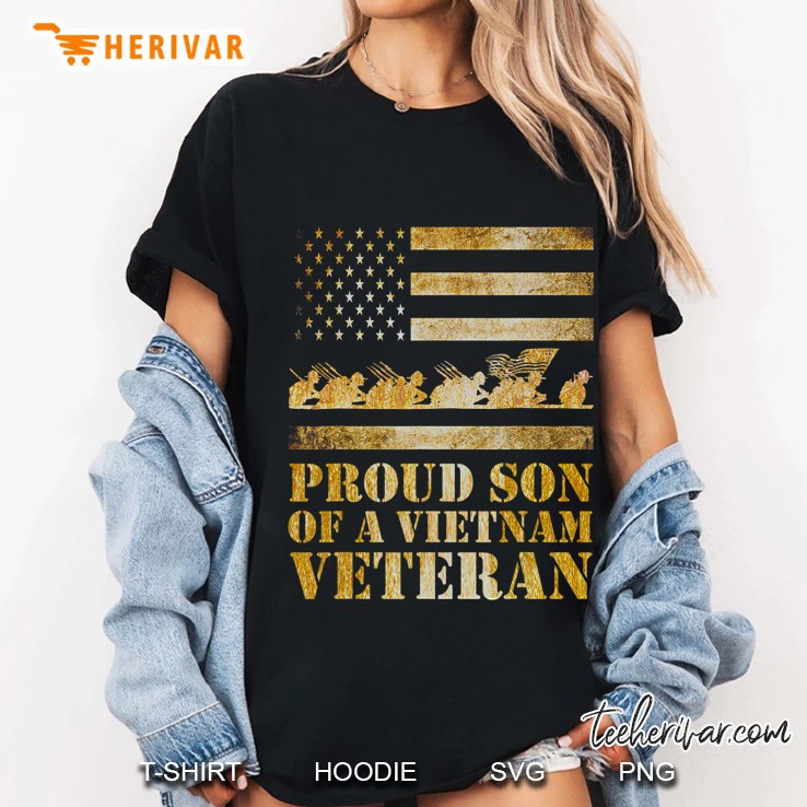 Proud Son Of A Vietnam Veteran Ladies Tee