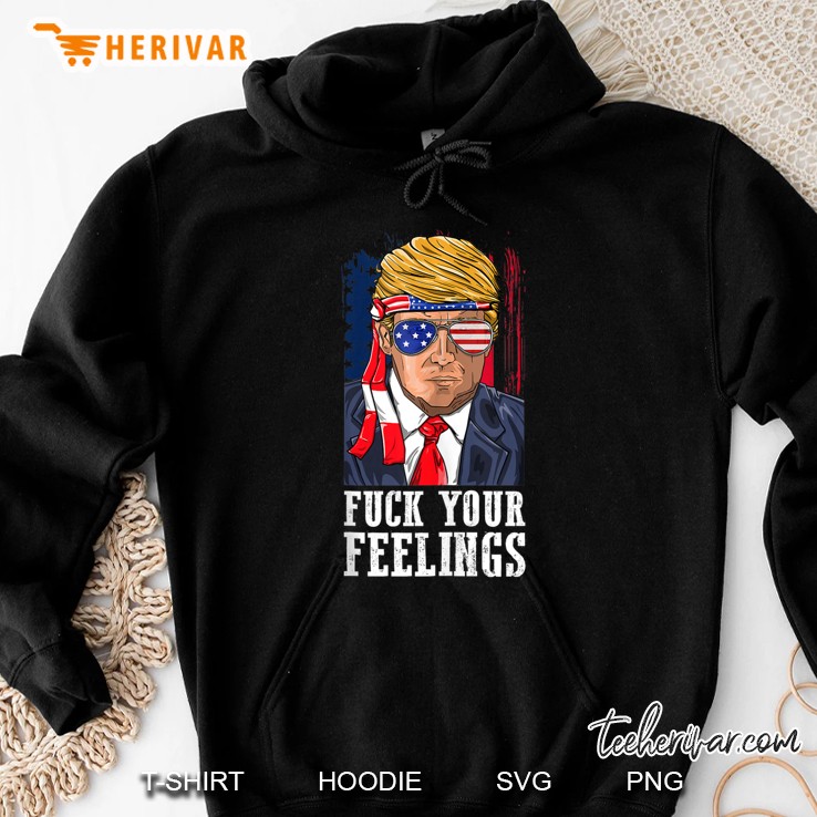 Trump 2020 Fuck Your Feelings Usa Flag Sunglasses Bandana Mugs