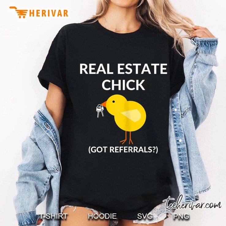 Womens Real Estate Chick Realtor Hoodie