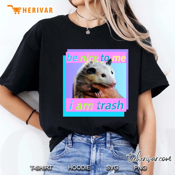 Be Nice To Me I Am Trash Ladies Tee