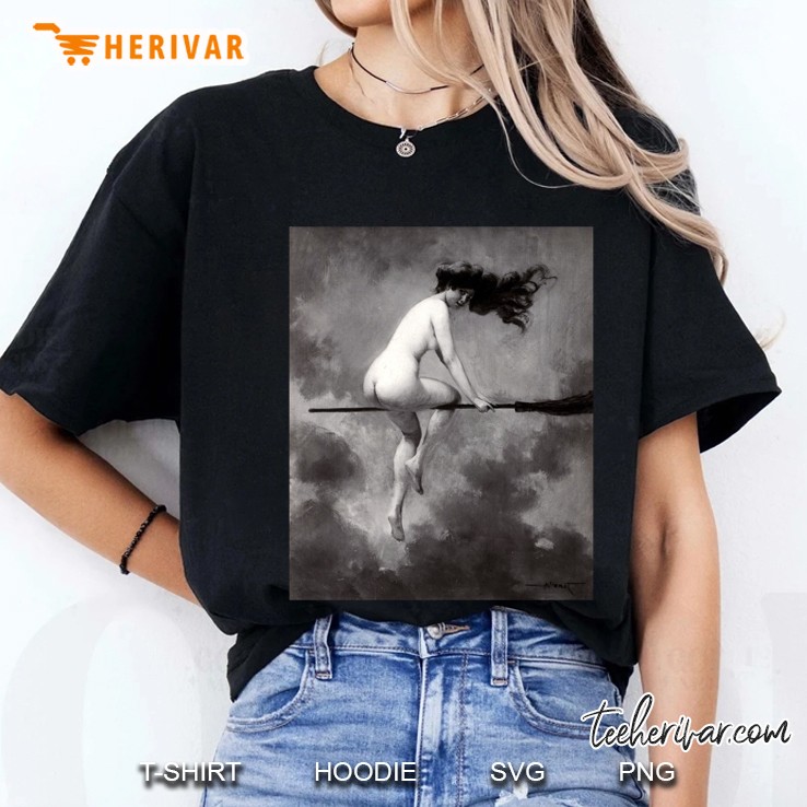 Pour Le Sabbat Witches - Departing For The Sabbath - Albert-Joseph Pénot Ladies Tee