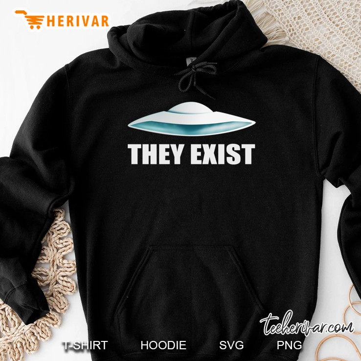 They Exist Fitted Hoodie