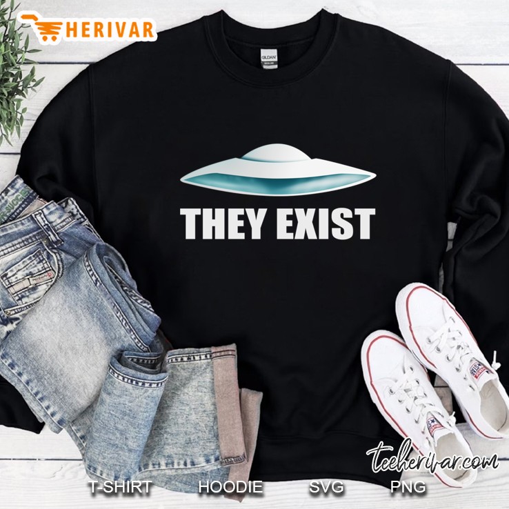 They Exist Fitted Sweatshirt
