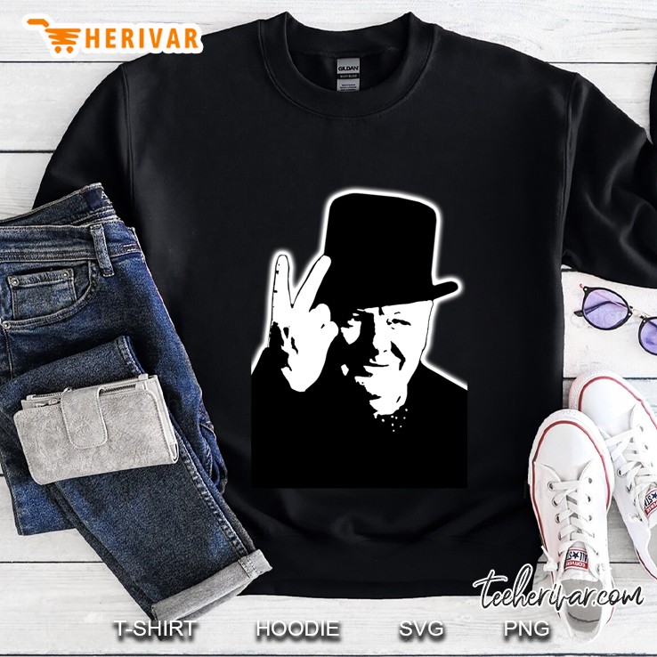 V Sign, Victory, V, 1943, Wwii, Winston, Churchill, British Prime Minister. Sweatshirt