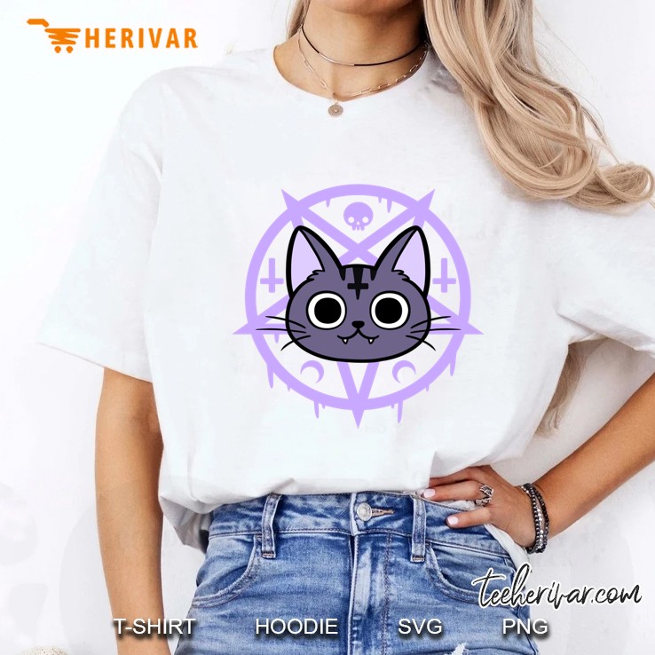 Black Meowgic 03 Ver2 Ladies Tee