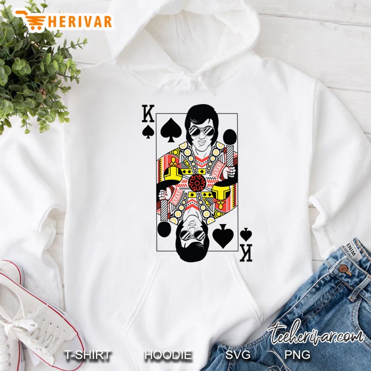 Elvis Presley Vegas Style Playing Card Classic Hoodie