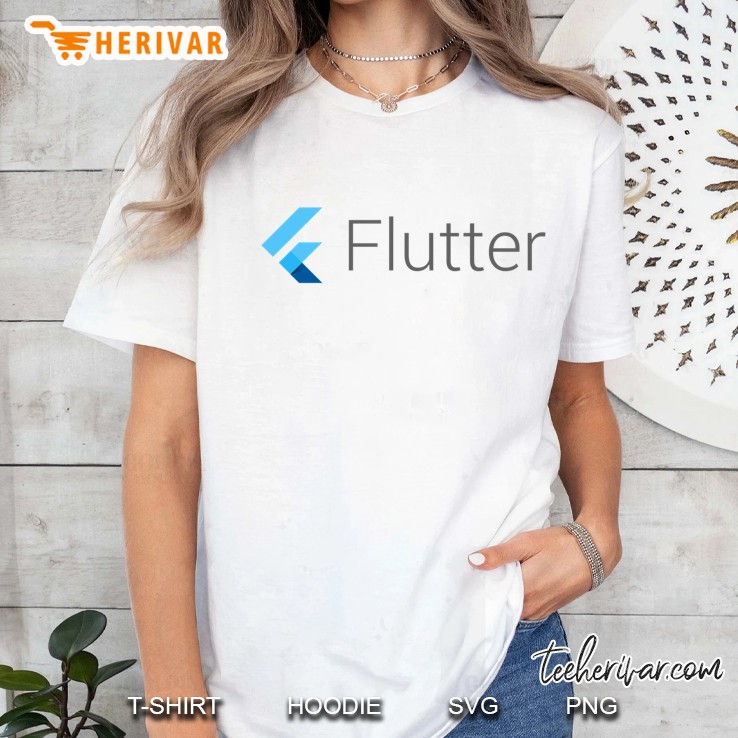 Flutter , Stickers, Mugs And Phone Case Ladies Tee