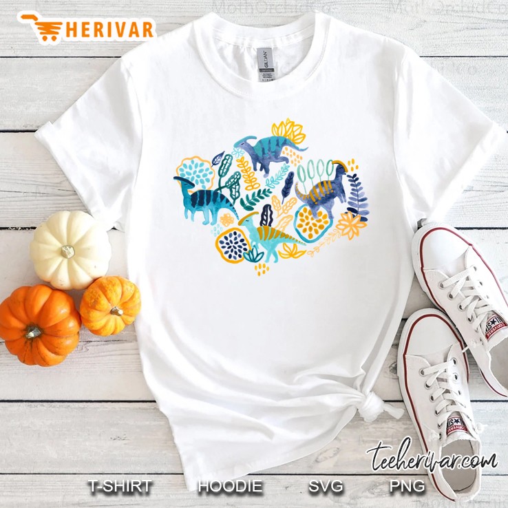 Gouache Parasaurolophuses Classic Shirt