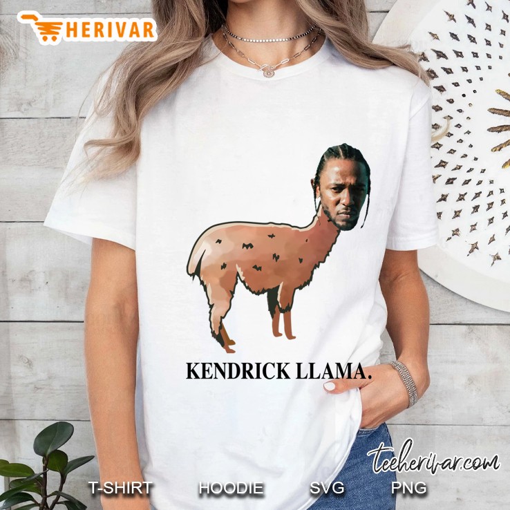 Kendrick Llama. (With Text) Ladies Tee