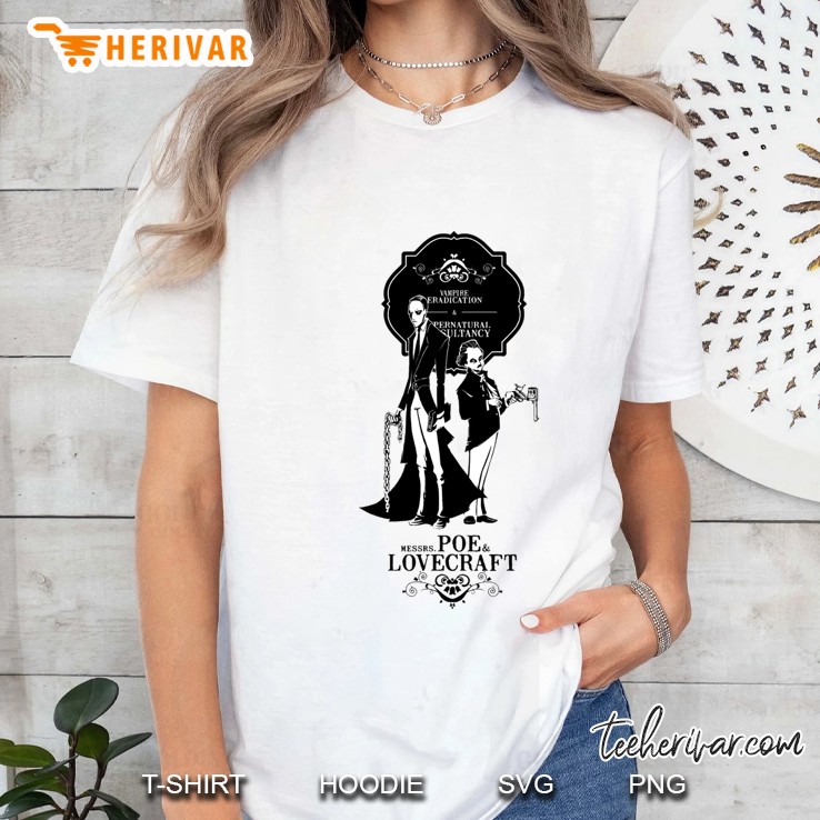 Poe & Lovecraft Vampire Hunters Classic Ladies Tee