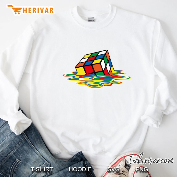 Rubik Cube Melted , Original Gift Idea Classic Sweatshirt