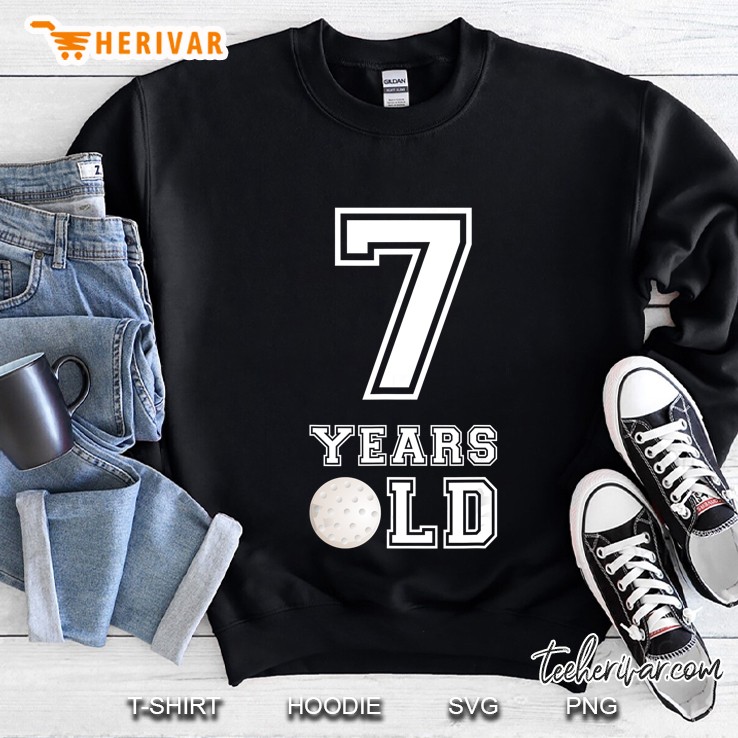 7 Years Old Golf Birthday Shirt Boys 7Th Birthday Gift Sweatshirt