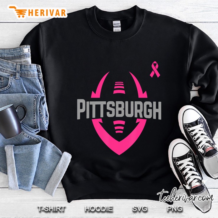 Breast Cancer Awareness Pittsburgh Football Women Sweatshirt