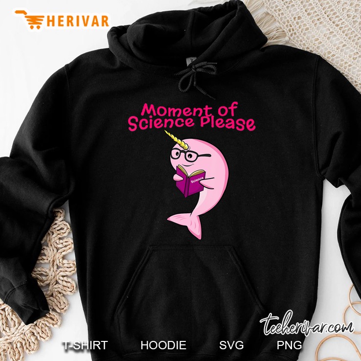 Funny Narwhal Unicorn Of The Sea Lover Science Teacher Book Hoodie