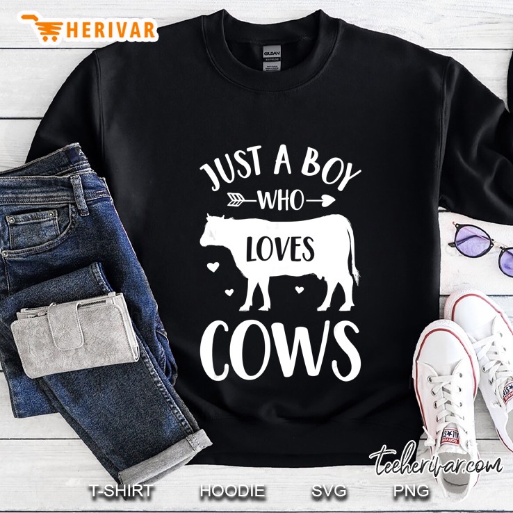 Just A Boy Who Loves Cows Gift For Cow Lover Mugs