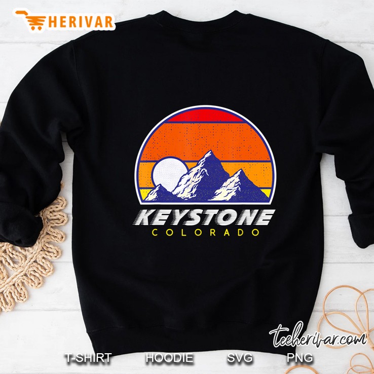 Keystone, Colorado - Usa Ski Resort 1980S Retro Sweatshirt