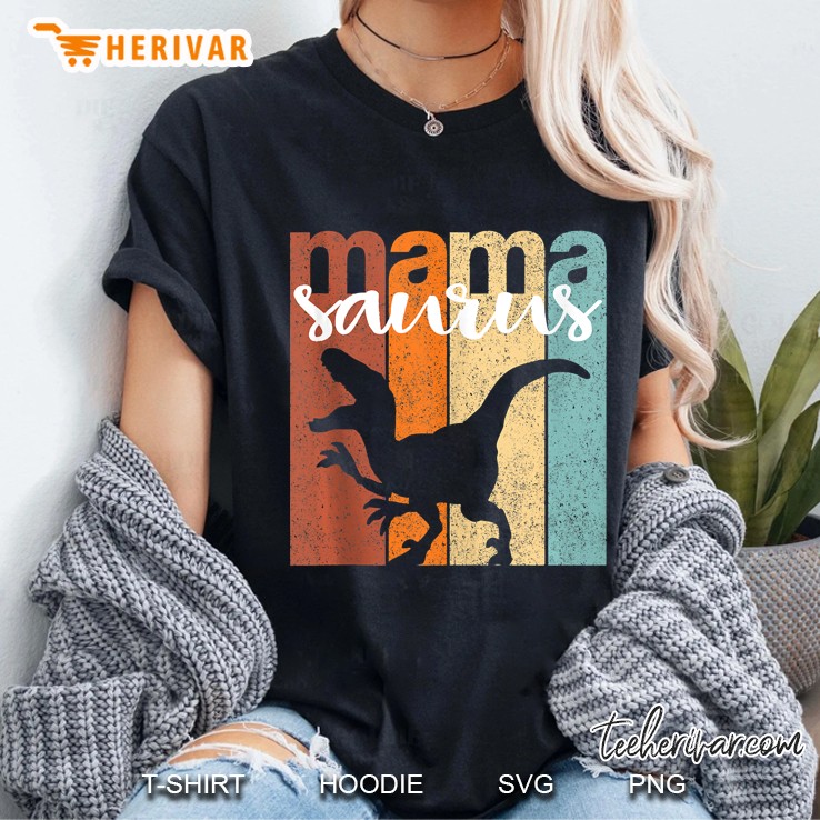 Mamasaurus Family Gift Vintage Ladies Tee