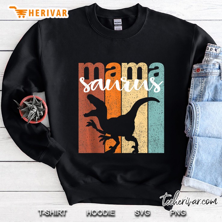 Mamasaurus Family Gift Vintage Sweatshirt