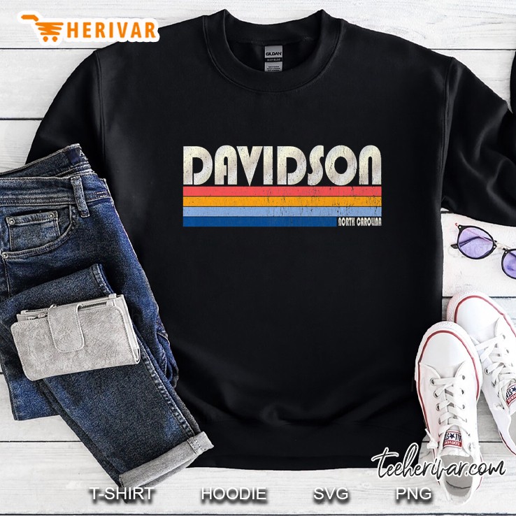 Vintage 70S 80S Style Davidson Nc Premium Sweatshirt