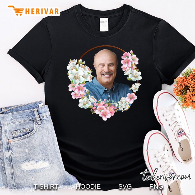 Dr. Phil - Blue Flower Frame Shirt