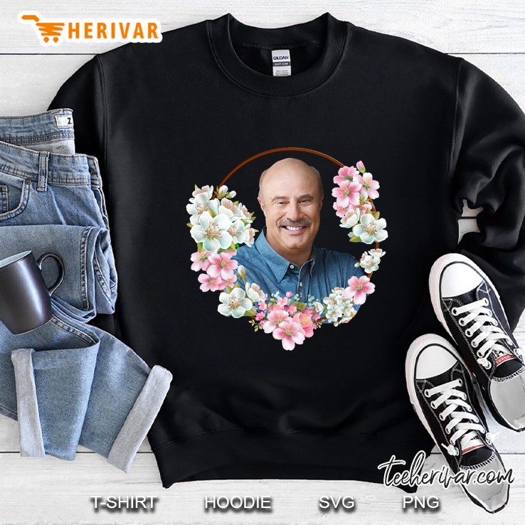 Dr. Phil - Blue Flower Frame Sweatshirt