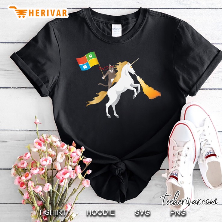 Ninja Cat Unicorn Shirt