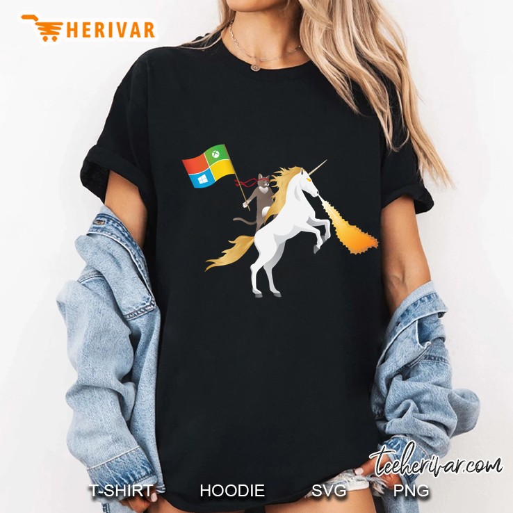 Ninja Cat Unicorn Hoodie