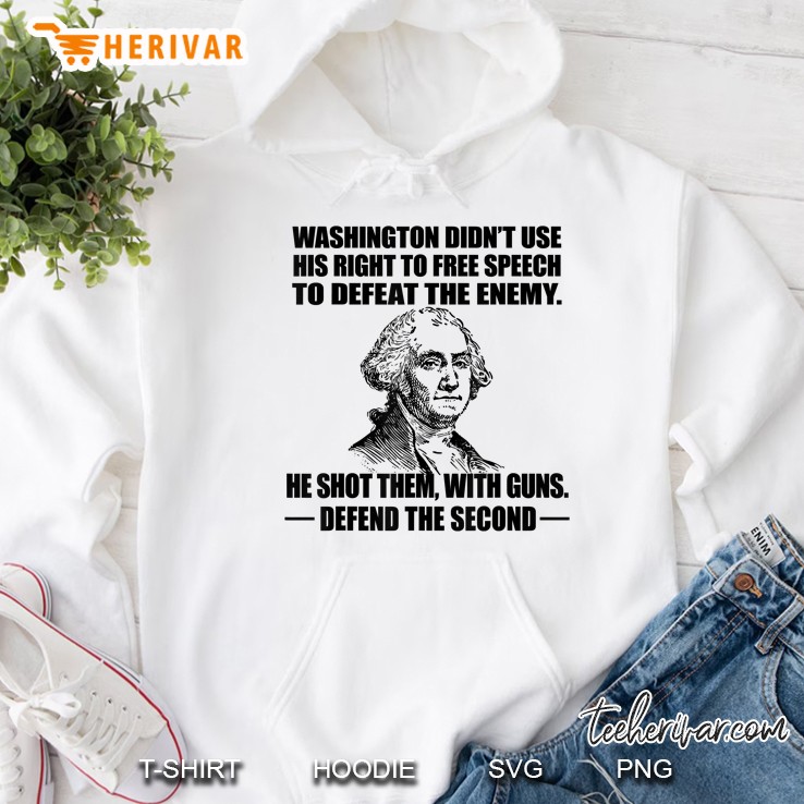 2Nd Amendment Rights Shirt, George Washington Love Guns Hoodie