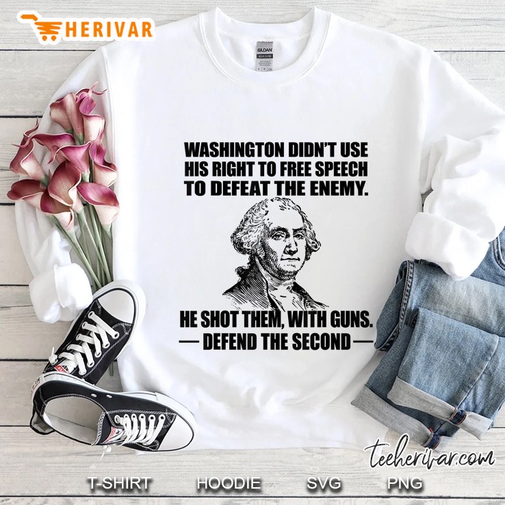 2Nd Amendment Rights Shirt, George Washington Love Guns Sweatshirt