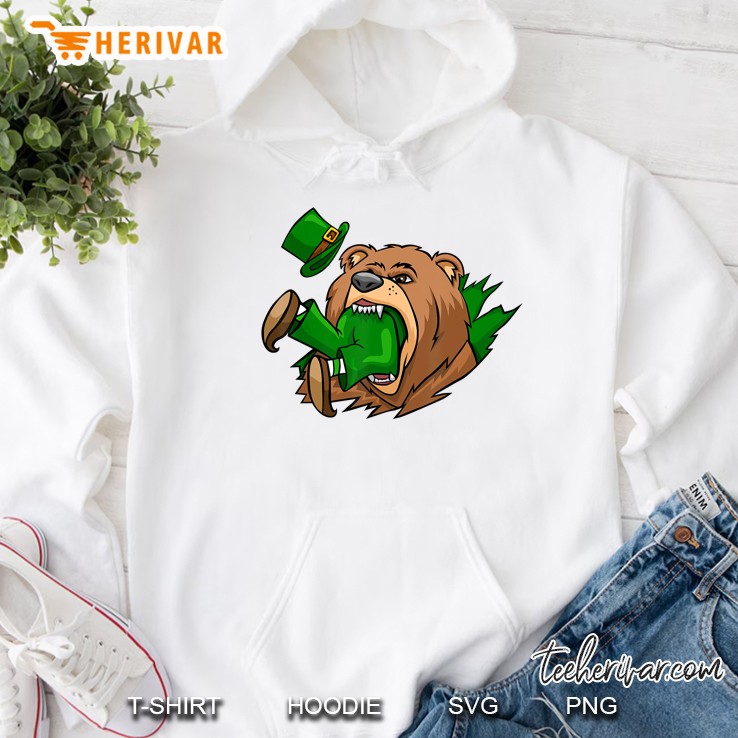 Bear Eating Leprechaun St Patrick