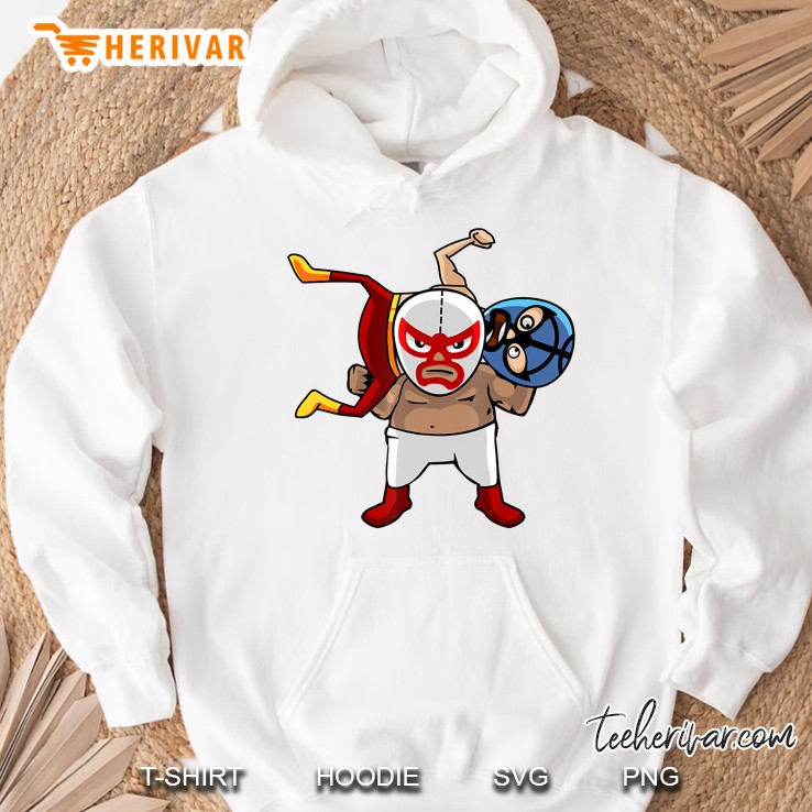 Cool Mexican Wrestling Lucha Libre Mask - Retro Legend Hoodie