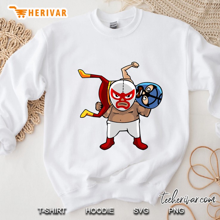 Cool Mexican Wrestling Lucha Libre Mask - Retro Legend Sweatshirt