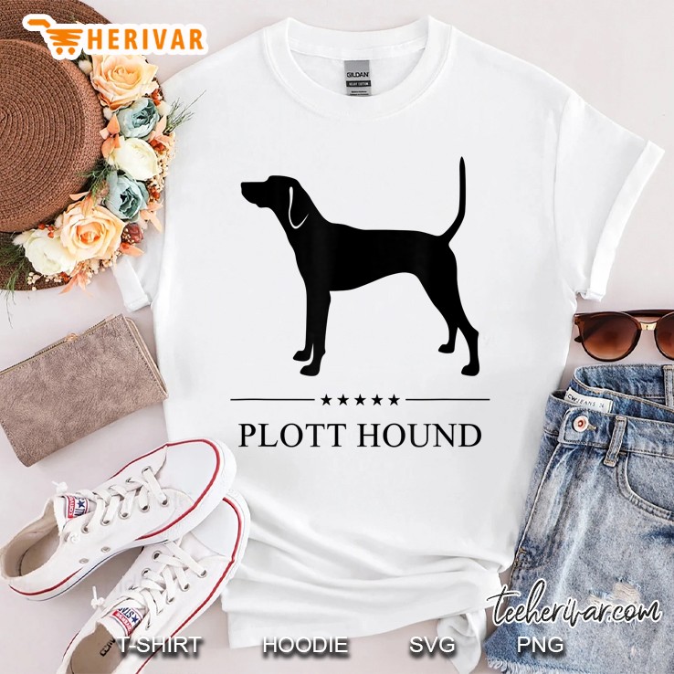 Plott Hound Shirt Black Silhouette Shirt