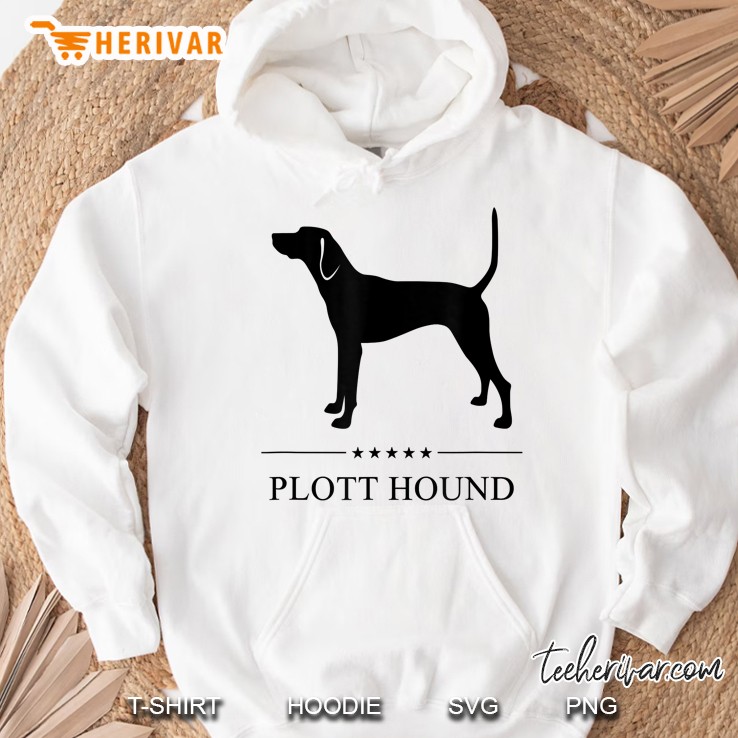 Plott Hound Shirt Black Silhouette Mugs