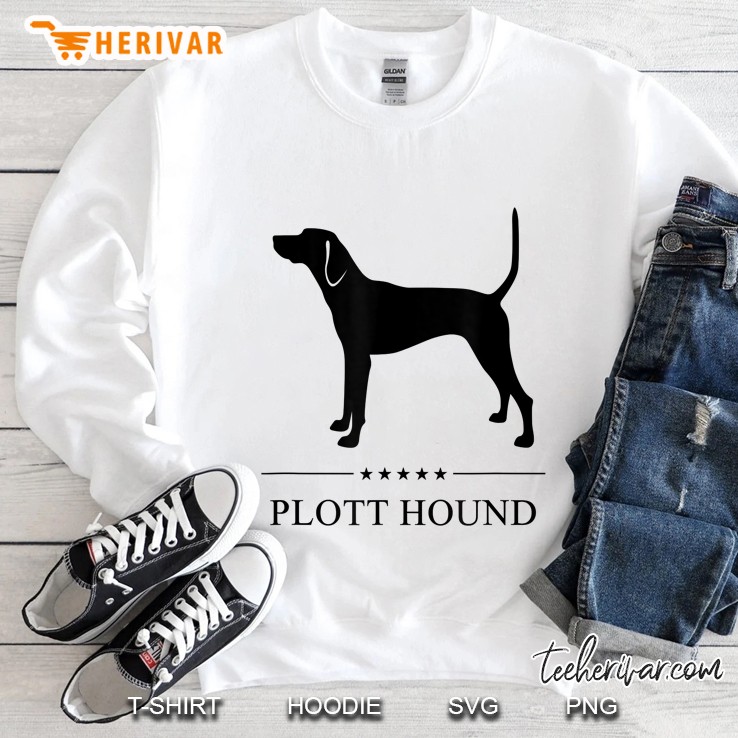 Plott Hound Shirt Black Silhouette Mugs