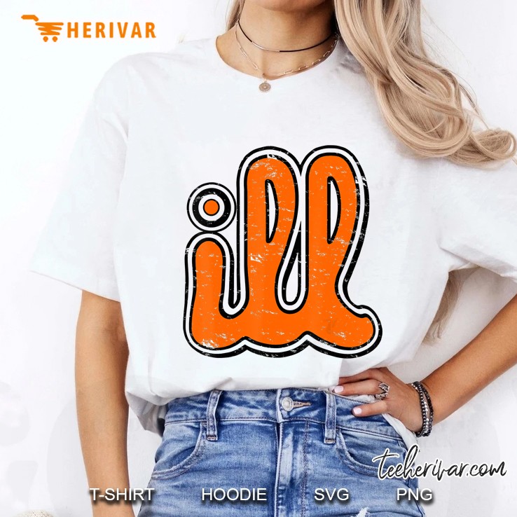 Ill Orange And Black Philly Philly Ladies Tee
