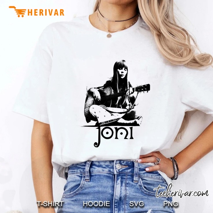 Joni - Black Stencil Ladies Tee