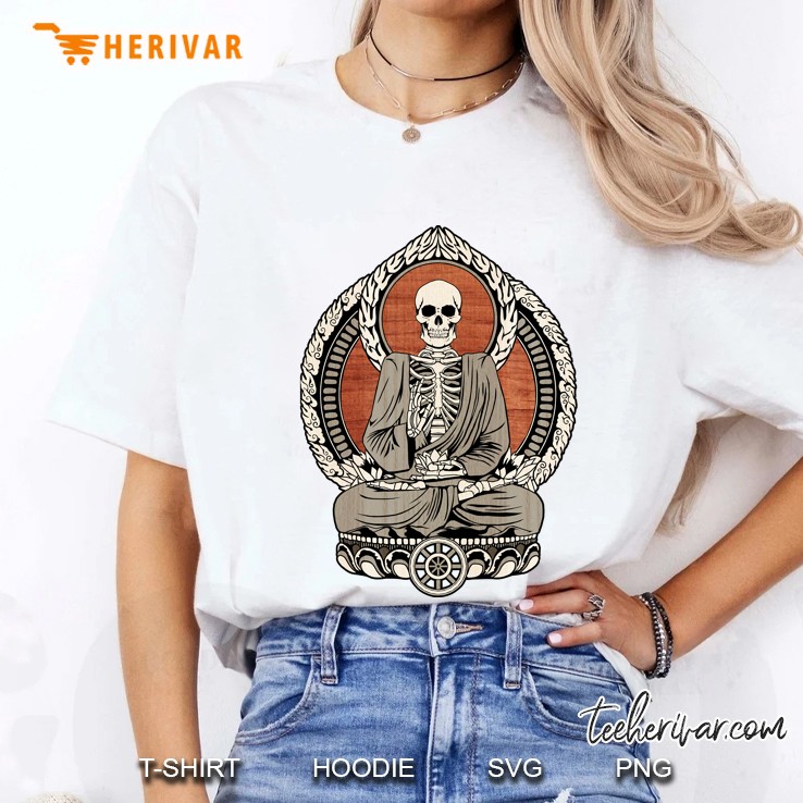 Skeleton Buddha Ladies Tee