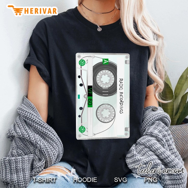 Radio Recordings Old School Music Phone Case Ladies Tee