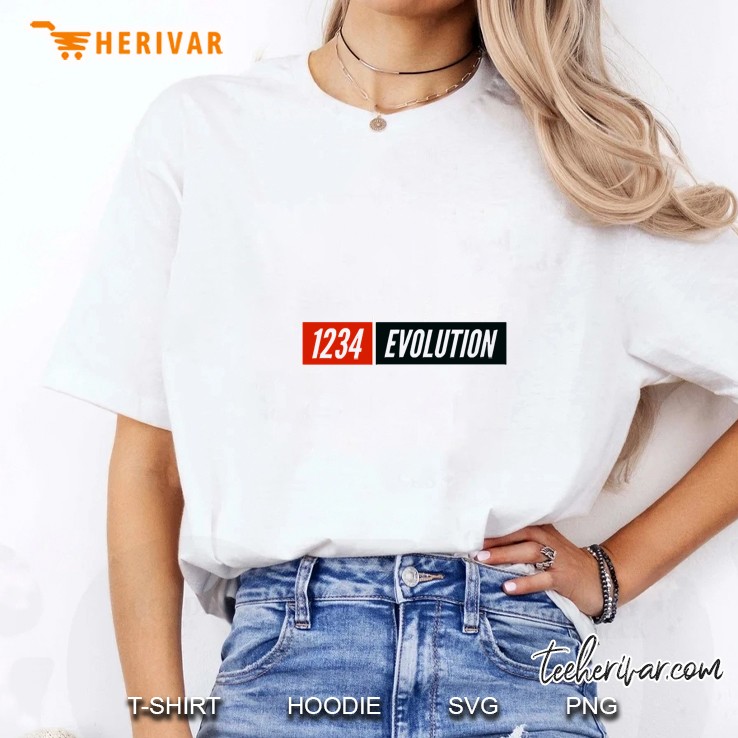 1234Evolution Mug Mug Ladies Tee